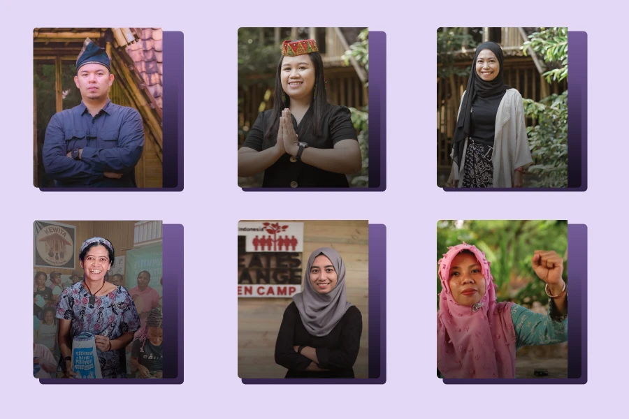 Foto Change makers dari berbagai wilayah