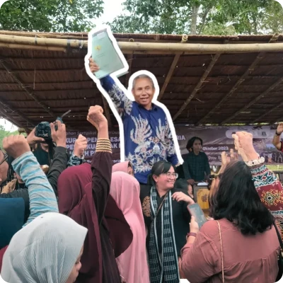 Kumpulan orang dalam konflik Agraria melawan mafia tanah